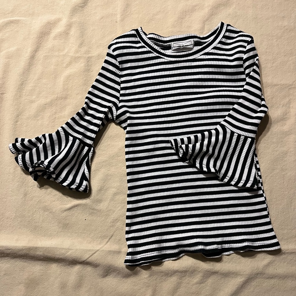 Vintage Knit Striped Top